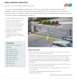 Line Crossing Detection