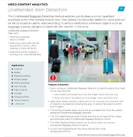 Unattended Baggage Detection